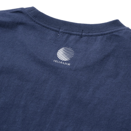 HELLRAZOR LETTER SHIRT NAVY