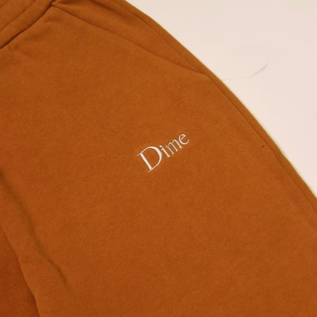 DIME CLASSIC SMALL LOGO SWEATPANTS ALMOND
