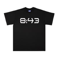 BYE JEREMY O'CLOCK TEE BLACK