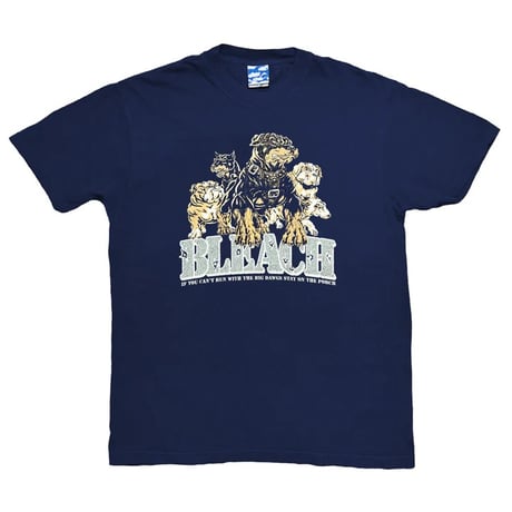 BLEACH BIG DAWGS TEE NAVY