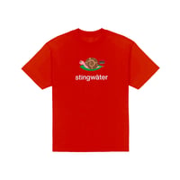 STINGWATER SNAIL TEE RED