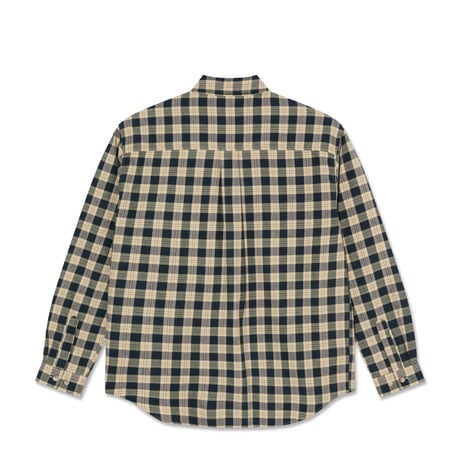 POLAR SKATE CO. MITCHELL LS SHIRT TEAL/BUTTER