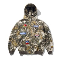 CASH ONLY SERVICE ZIP-THRU HOOD FOLIAGE MULTI