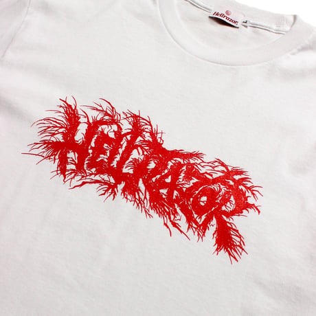 HELLRAZOR HELL BUSH LONGSLEEVE SHIRT WHITE