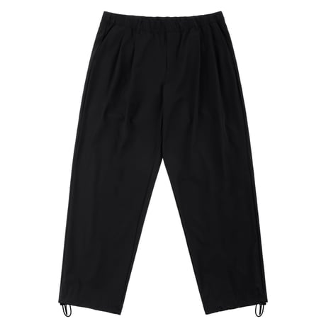 DIME PLEATED NYLON PANTS BLACK