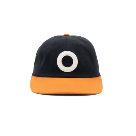 POP TRADING COMPANY O SIXPANEL HAT BLACK / CINNAMON STICK