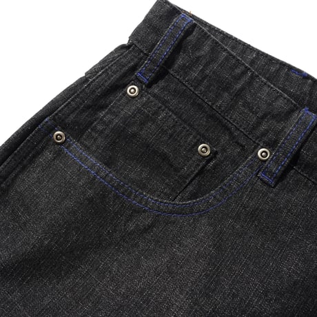 CASH ONLY BREAK DENIM JEANS STREAKY BLACK
