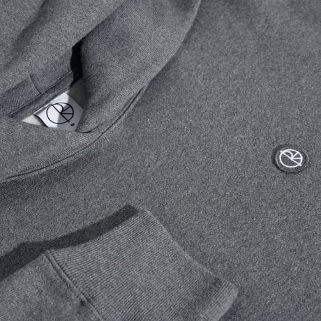 POLAR SKATE CO. ED HOODIE DARK HEATHR GREY