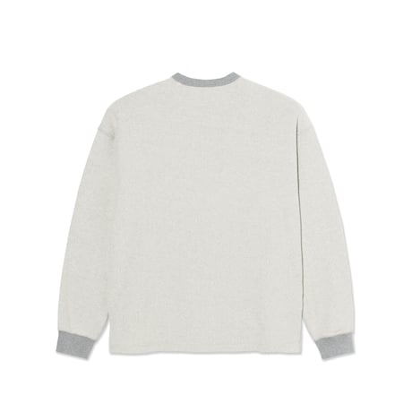 POLAR SKATE CO. REVERSED SWEATER HEATHER GREY