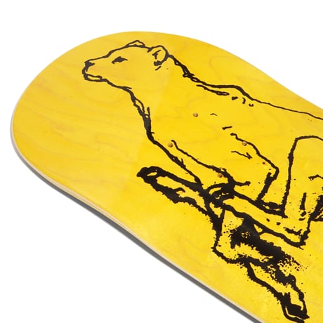 SKATEBOARD CAFE CATCH ME IF YOU CAN DECK YELLOW 8.5