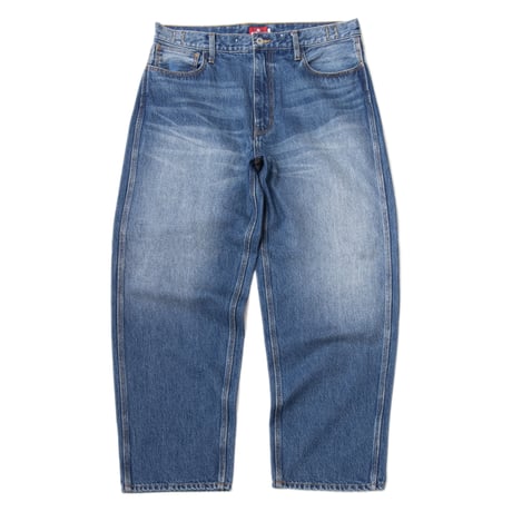 HELLRAZOR BAGGIE DENIM PANTS FADE INDIGO