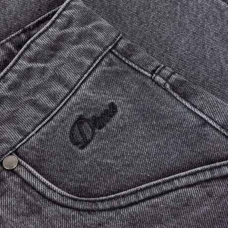 DIME CLASSIC DENIM SHORTS FADED BLACK