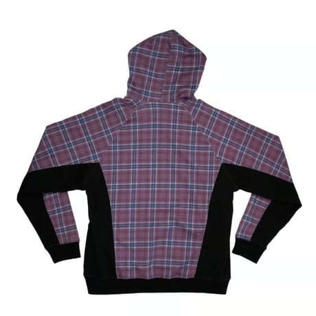 BAGLADY TARTAN WARP HOODIE
