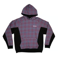 BAGLADY TARTAN WARP HOODIE