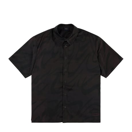 DIME CHILLING SATIN SHIRT BLACK