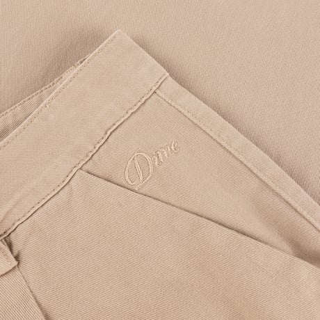 DIME BAGGY CHINO PANTS LIGHT KHAKI