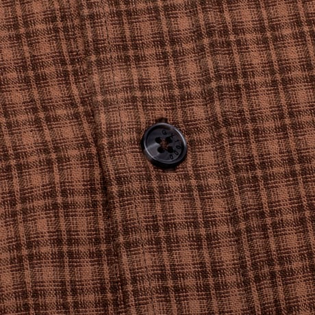 GX1000 SHORT SLEEVE BUTTON DOWN BROWN PLAID