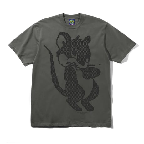 LO-FI NOSEY TEE WASHED GRAPHITE