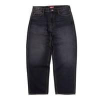 HELLRAZOR BAGGIE DENIM PANTS FADE BLACK