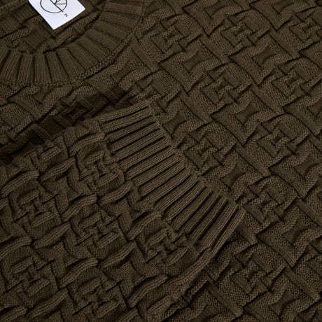 POLAR SKATE CO. ALEX SWEATER BROWN