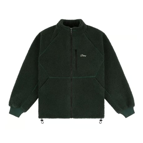 DIME POLAR FLEECE SHERPA ZIP FOREST