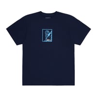 QUARTERSNACKS BOULDER TOP 10 TEE NAVY