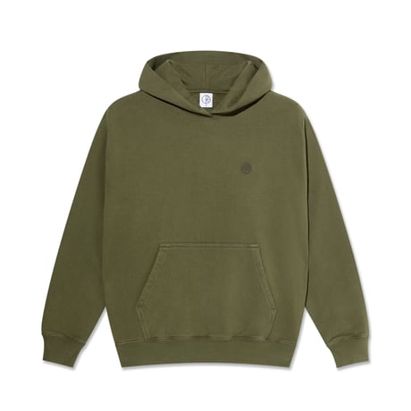 POLAR SKATE CO. PATCH ED HOODIE UNIFORM GREEN