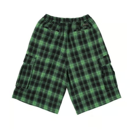 YARDSALE SHORELINE PLAID SHORTS GREEN