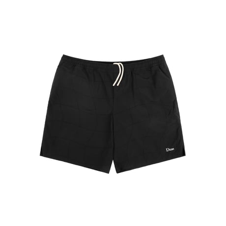 DIME WAVE QUILTED SHORTS BLACK