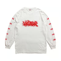 HELLRAZOR HELL BUSH LONGSLEEVE SHIRT WHITE