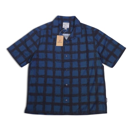 GRAMICCI CHECKERD RAYON SHIRT MID NIGHT