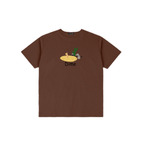 DIME QUICKSAND TEE DARK BROWN
