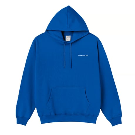 LAST RESORT AB MONOGRAM HOODIE REFLEX BLUE