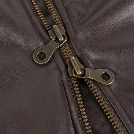 DIME DEBOSSED WAVY JACKET BROWN
