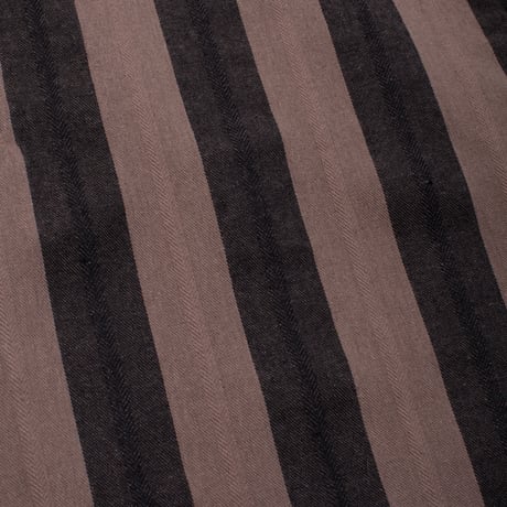 GX1000 ZIP UP SHIRT BLACK/BROWN STRIPE