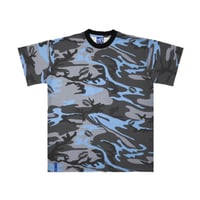 BYE JEREMY CAMO TEE BLUE