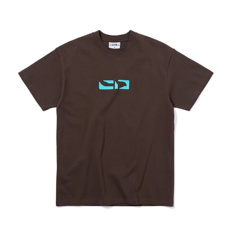 CLOSE DOOR CLOSE TEE BROWN