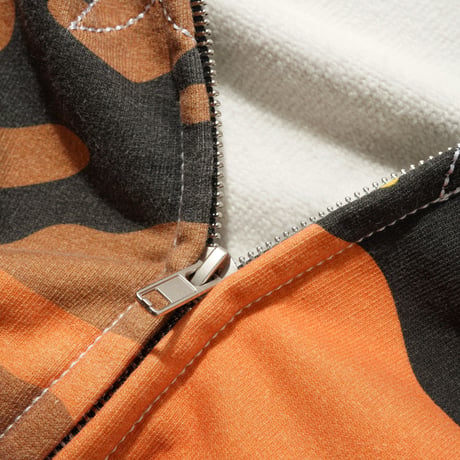 CASH ONLY STRIP ZIP-THRU HOOD FALL MULTI