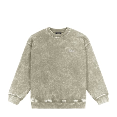DIME CLASSIC FRENCH TERRY CREWNECK FADED CEMENT