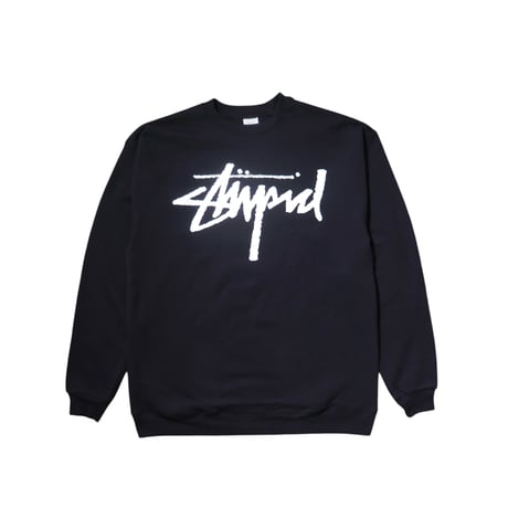 DEAR SKATING STUPID CREWNECK BLACK