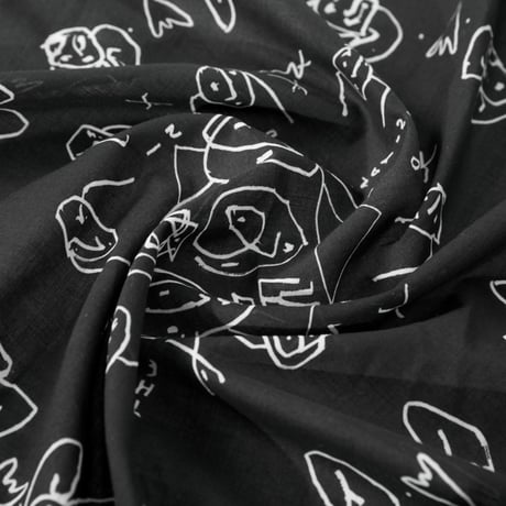 POLAR SKATE CO. BANDANA BLACK
