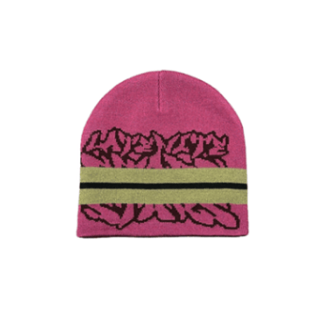 LATENITESTARS LOGO BEANIE RED