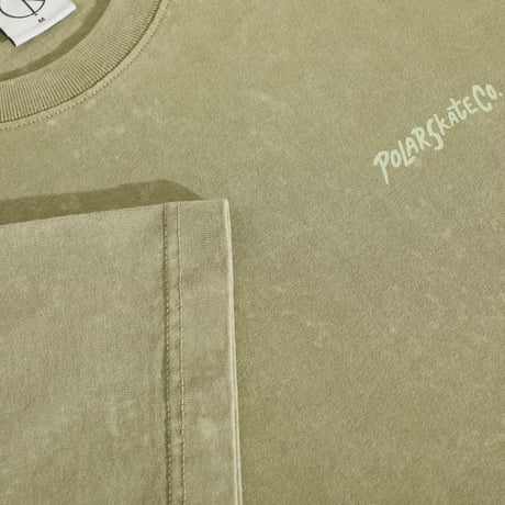 POLAR ACID TEE SURF LOGO LIGHT GREEN
