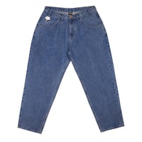 BAGLADY DENIM INDIGO BLUE JEANS