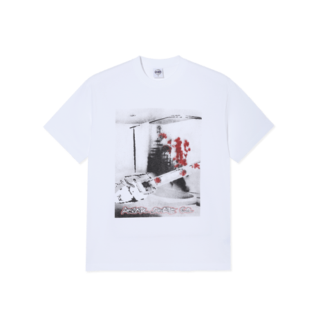 POLAR SKATE CO. CHAINSAW TEE WHITE