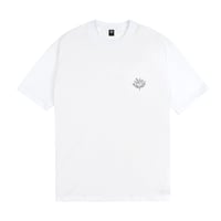 MAGENTA MIGRATION TEE WHITE