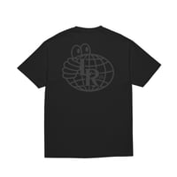 LAST RESORT AB ATLAS MONOGRAM TEE BLACK / GREY