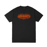SATAN'S DRANO CORAL TEE BLACK