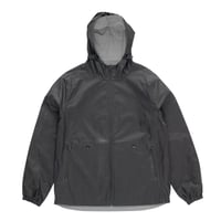 POP TRADING COMPANY REVERSIBLE TECH JACKET ANTHRACITE / REFLECTIVE