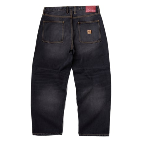 HELLRAZOR BAGGIE DENIM PANTS FADE BLACK